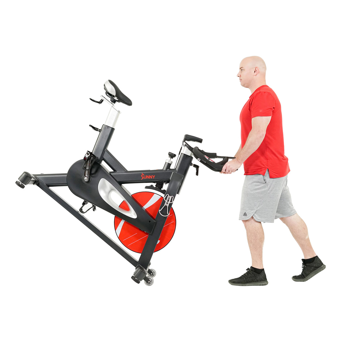 Indoor Cycle Exercise Bike with Device Mount and Performance Display N1834