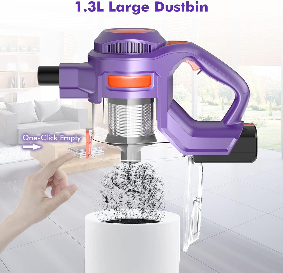 Cordless Stick Handheld Vacuum Cleaner with 250W Brushless Motor B5258
