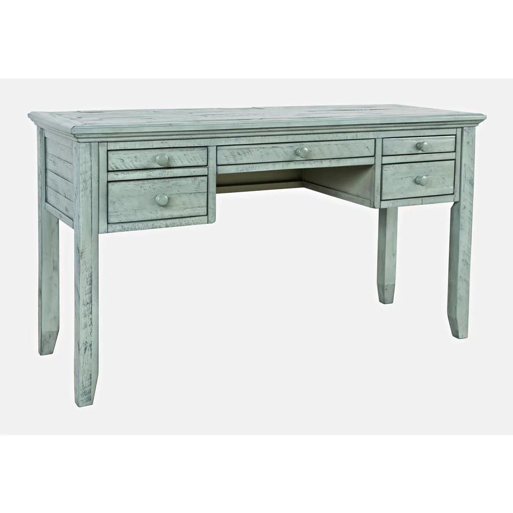 Distressed Acacia USB Charging Desk P524