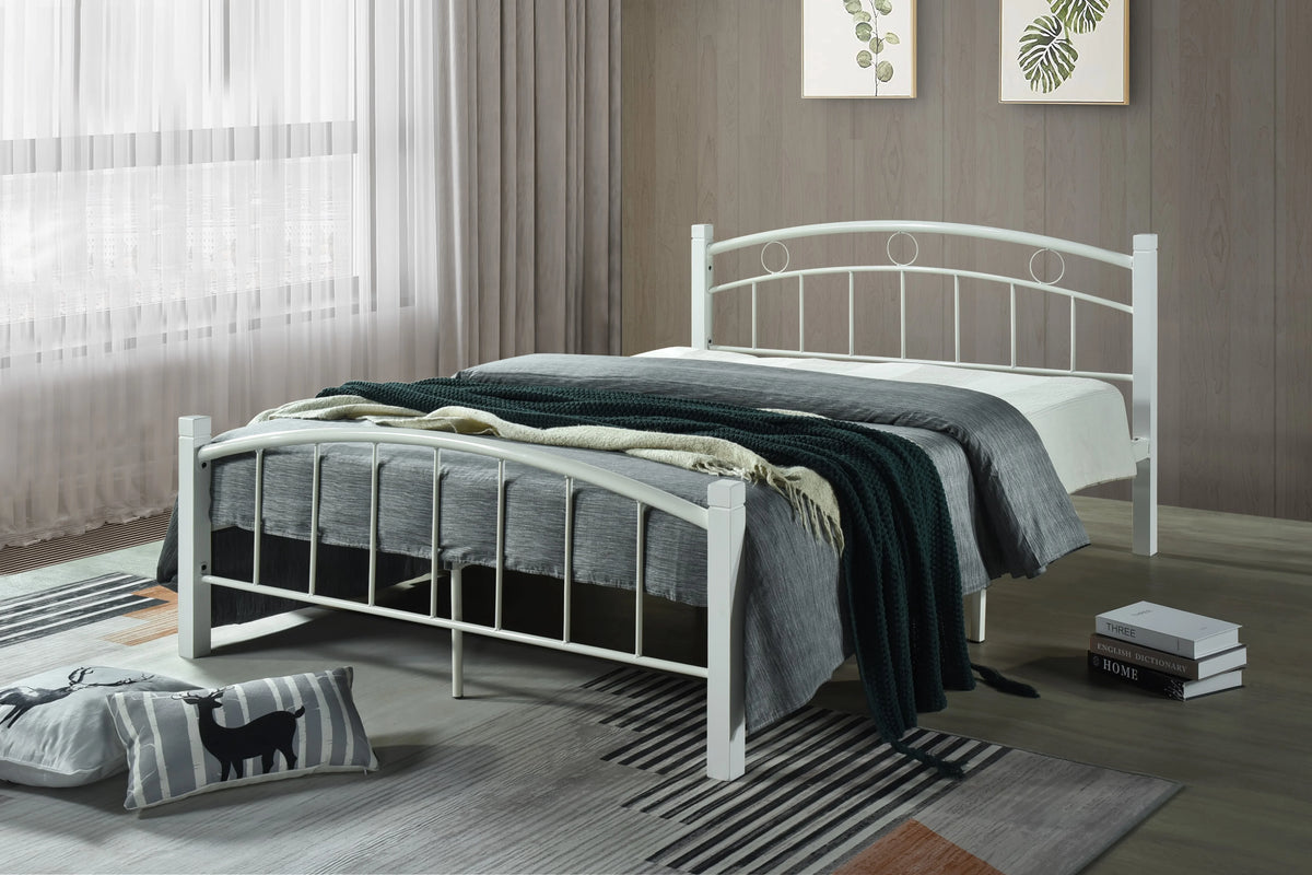 Metal Platform Bed with Headboard and Footboard Full Size P41417