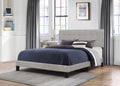Upholstered Full Bed with Tufted Headboard V38268