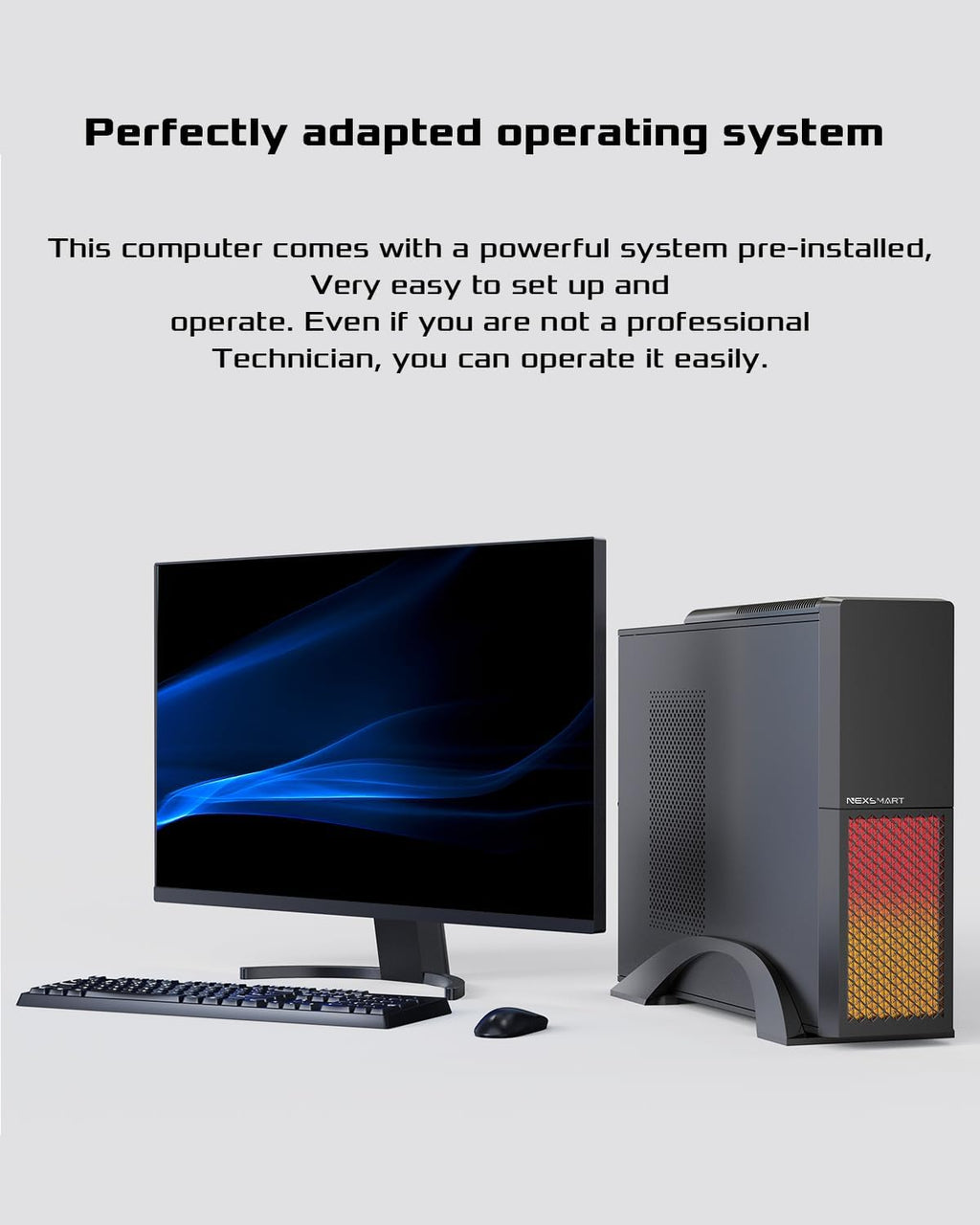 16GB RAM 512GB SSD Core i7-4765T Desktop Computer Z15619
