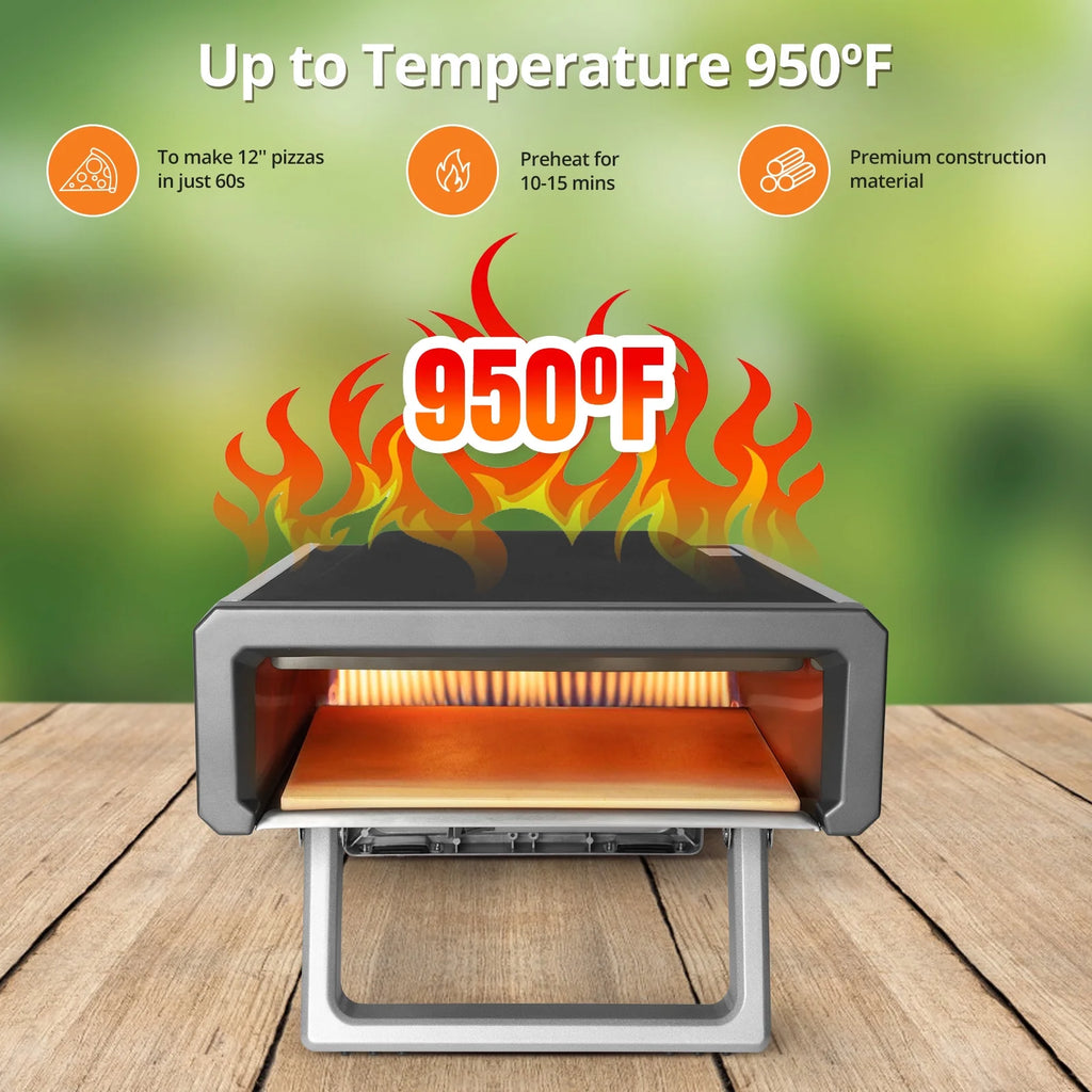 Portable Propane Gas Outdoor Pizza Oven E475