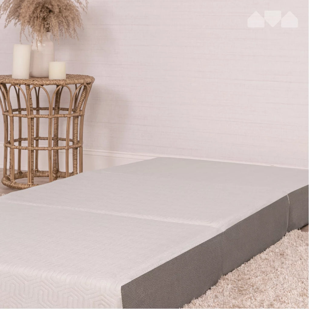 6-Inch Memory Foam Tri Folding Mattress with Removable Cover J728