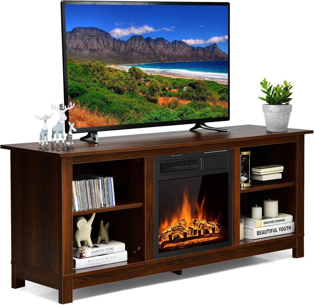 58 Inches Fireplace TV Stand V65653