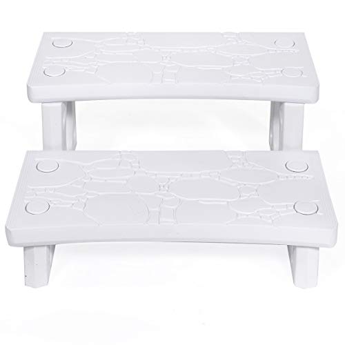 Gray 2-Step Deck Steps F91287