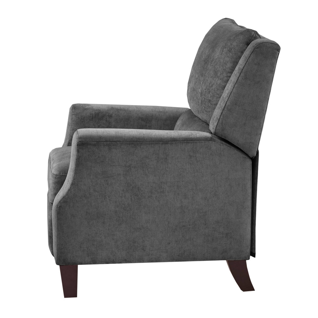Grey Push Back Recliner B283