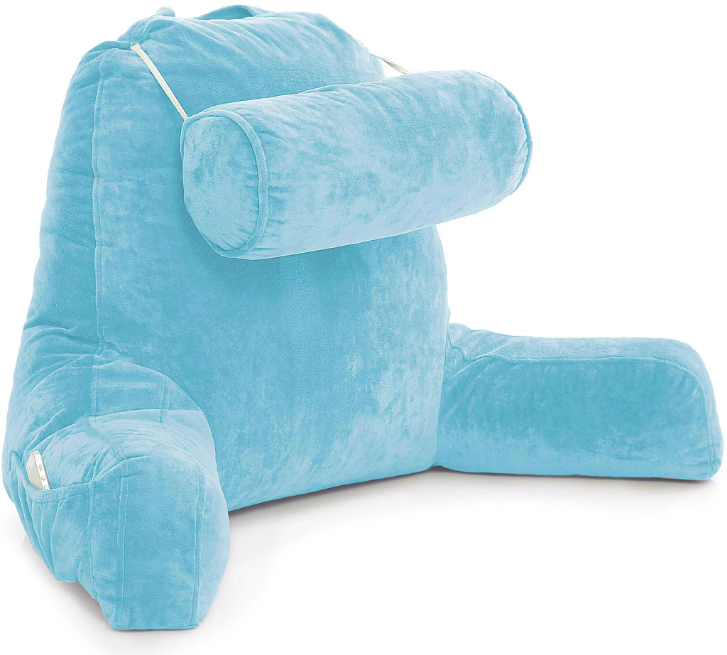 Carolina Blue Bed Rest Pillow with Arms C812