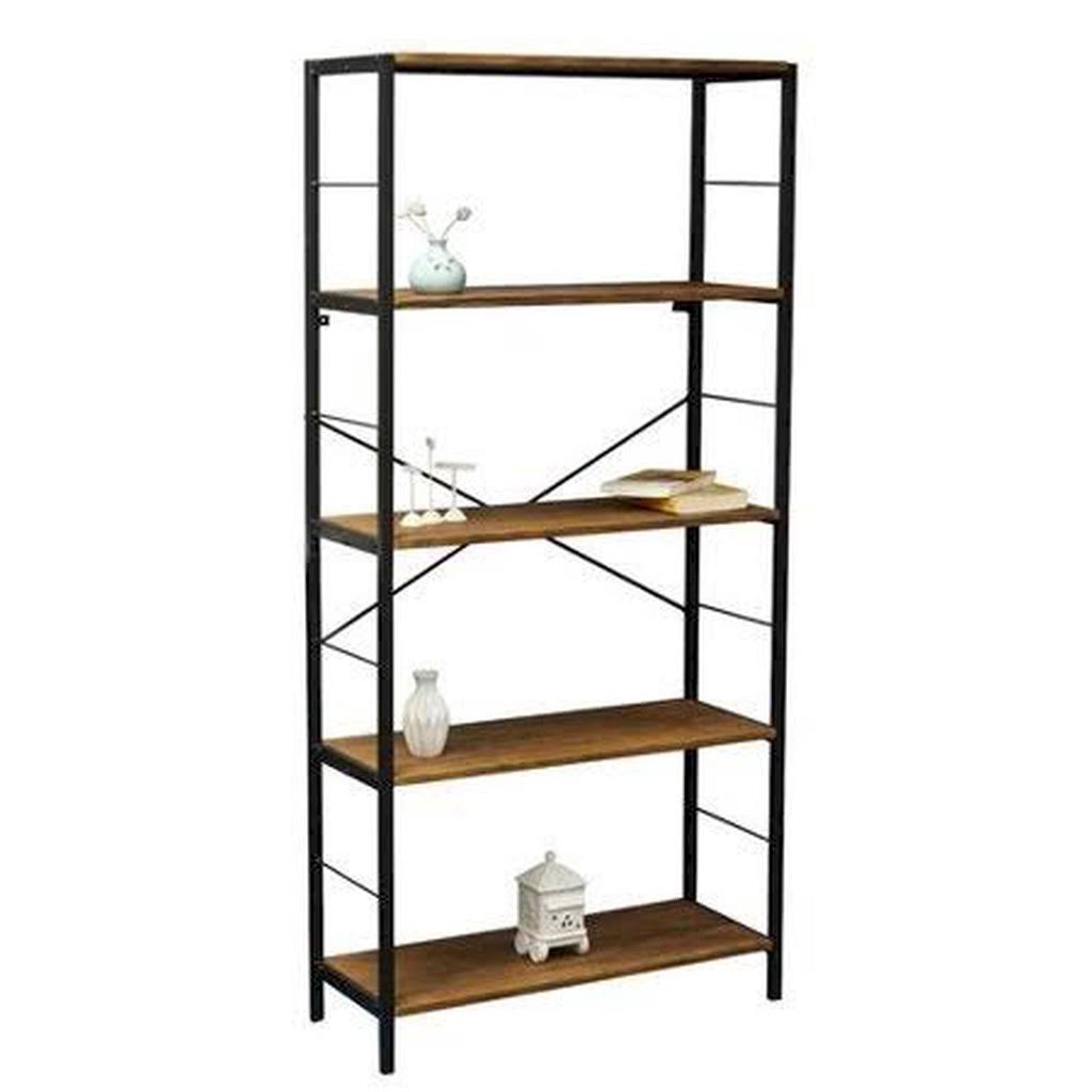 Coffee 4 Tier Etagere Bookcase L260