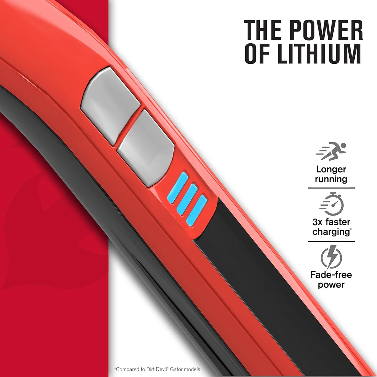 Red Cordless Stick Upright Vacuum Cleaner C3489