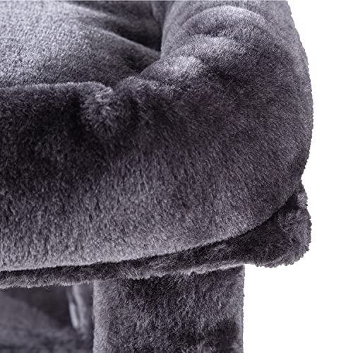 36 Inches Smoky Grey Cat Tree with Hammock N137
