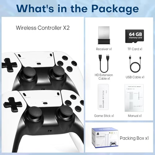 Retro Game Console with 20,000+ Games and Dual Wireless Controller G20098