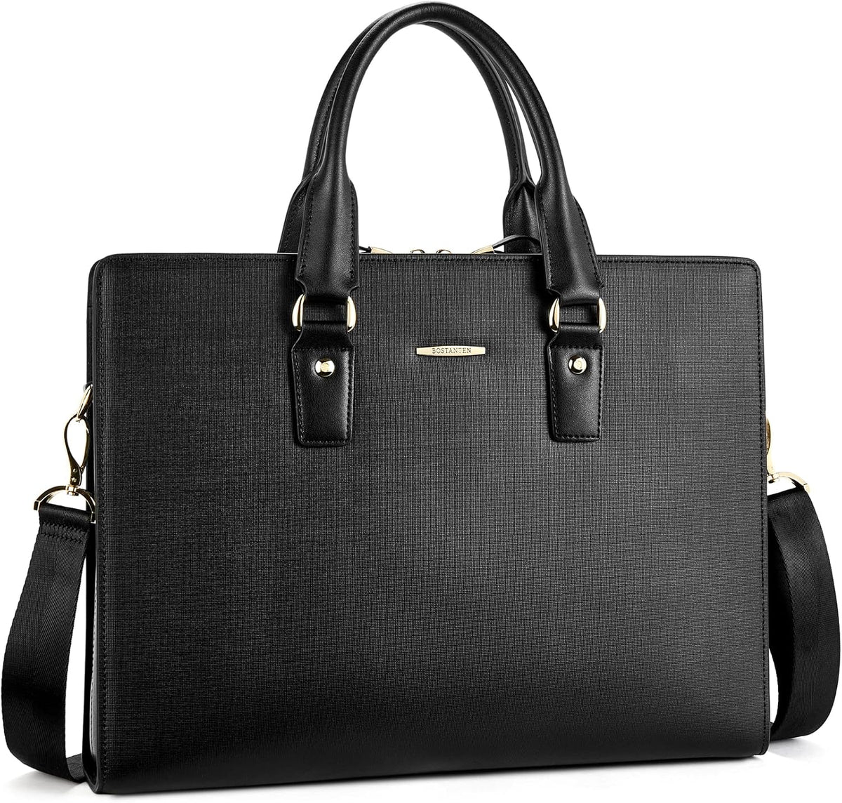 Leather Laptop Briefcase Shoulder Bag B18292