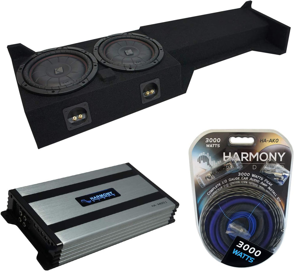 Compatible with 2005-UP Nissan Frontier Crew Cab Dual 10 Sub Box H556980