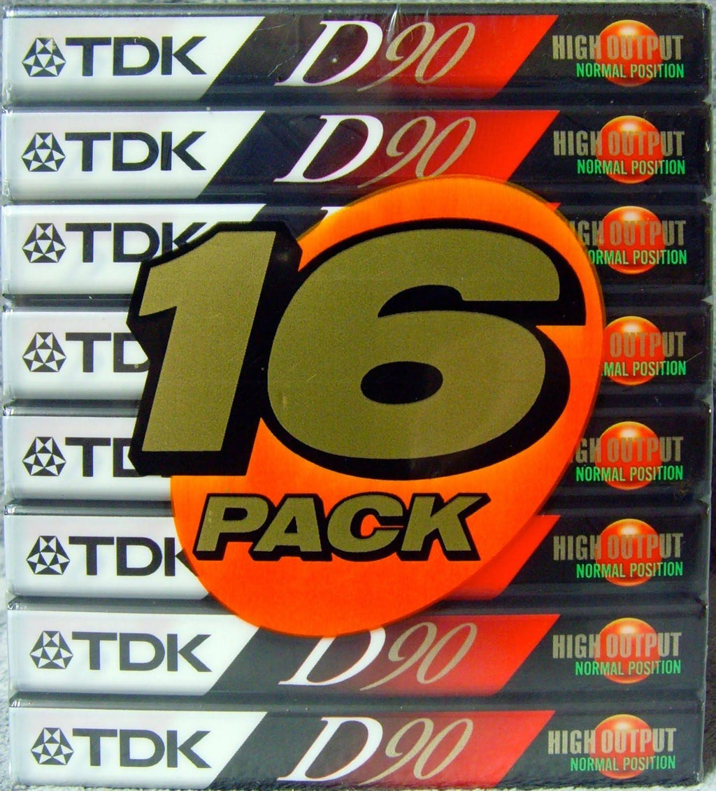 High Output 16-Pack Audio Cassette Tapes Q60737
