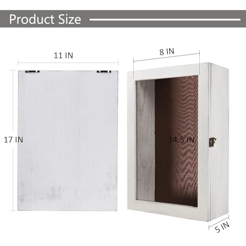 Black 11x17 Extra Deep Shadow Box Frame with Linen Back G9997