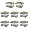 8 Pack White Outdoor Solar LED Post Cap Light N177