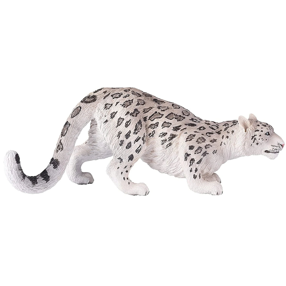Snow Leopard Realistic Hand Painted Toy Figurine I380