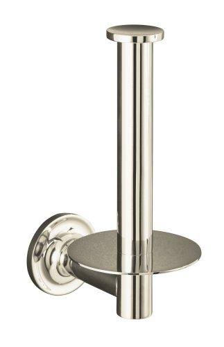 Vibrant Brushed Gold Vertical Toilet Tissue Holder C7775