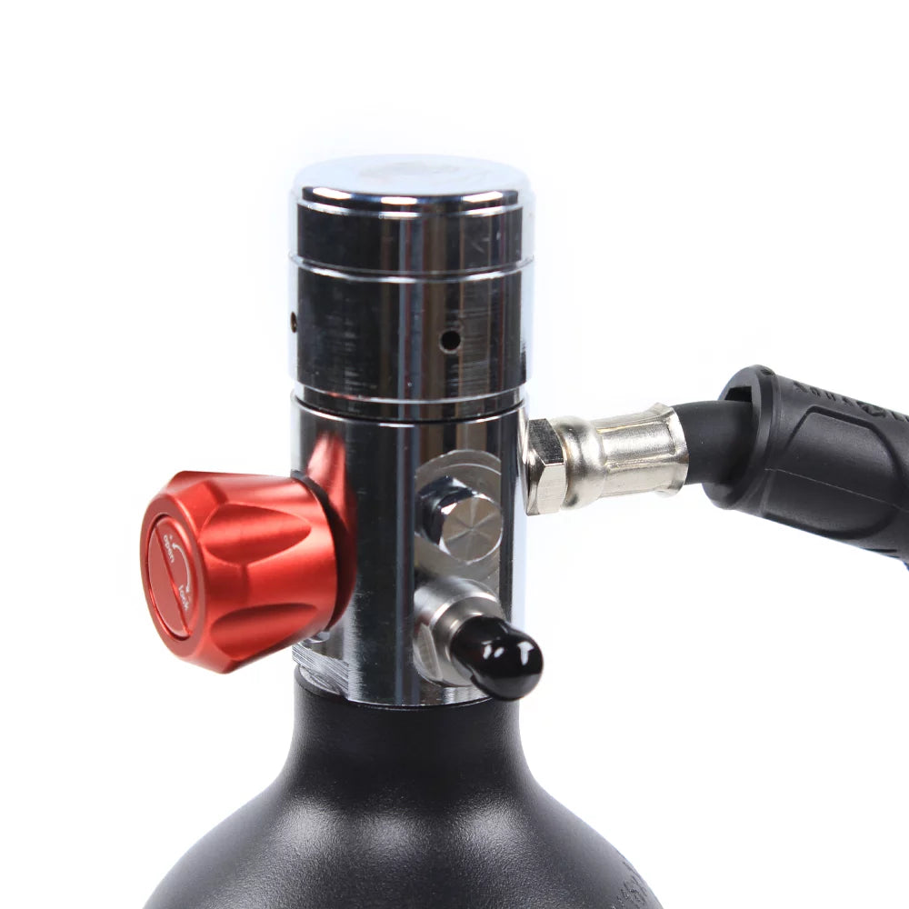 1L Mini Diving Equipment Kit Underwater Breath Oxygen Tank Pump H704458