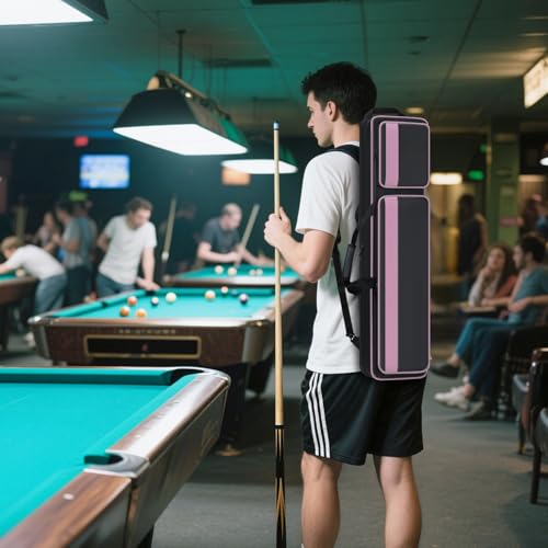 4x5 Soft Padded Pool Cue Case with Backpack Straps N826514