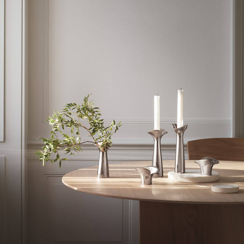 Set of 2 Stainless Steel Tea Light M8044