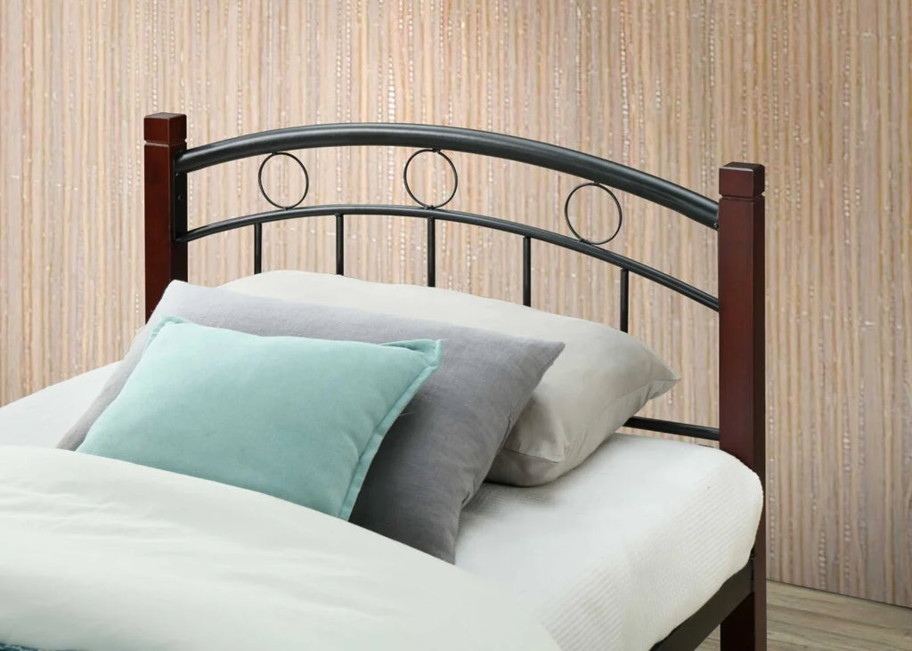 Metal Platform Bed with Headboard and Footboard Full Size P41417