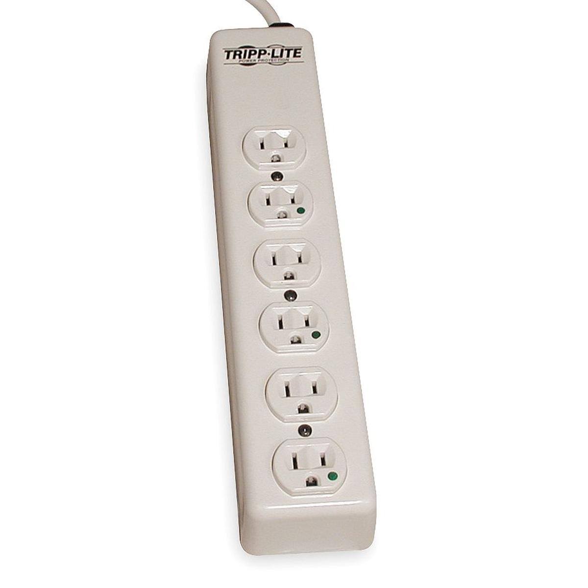 6-Outlet Medical Power Strip 15ft Cord X2074