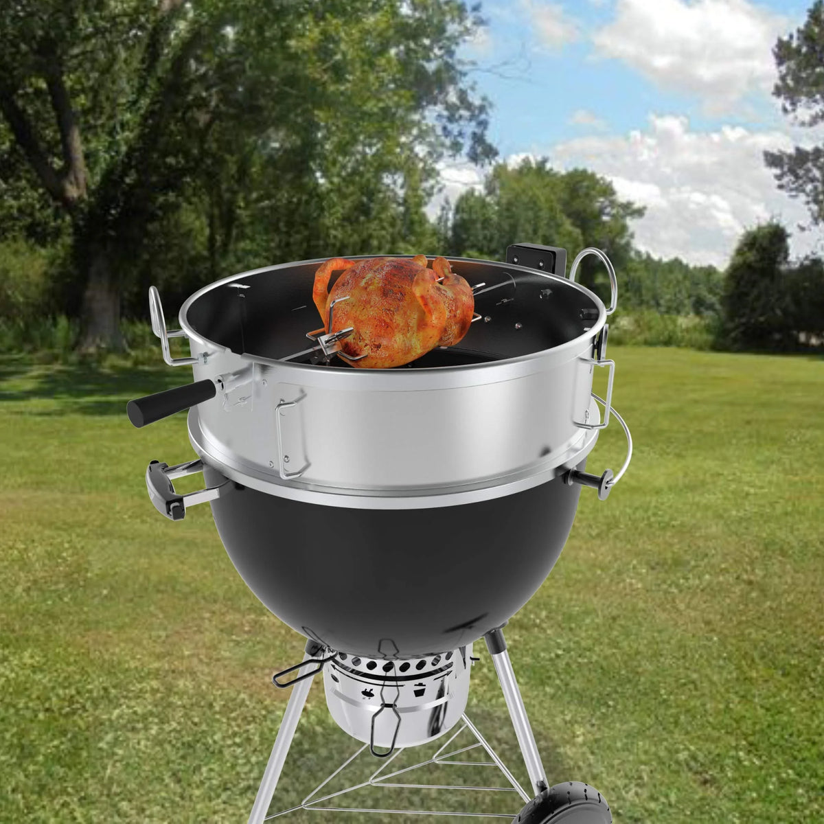 Multi-Purpose Rotisserie Ring Kit Stainless Steel I8603
