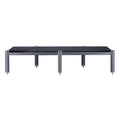 Additional 9in. H Glass Shelf with Black Poles J4503