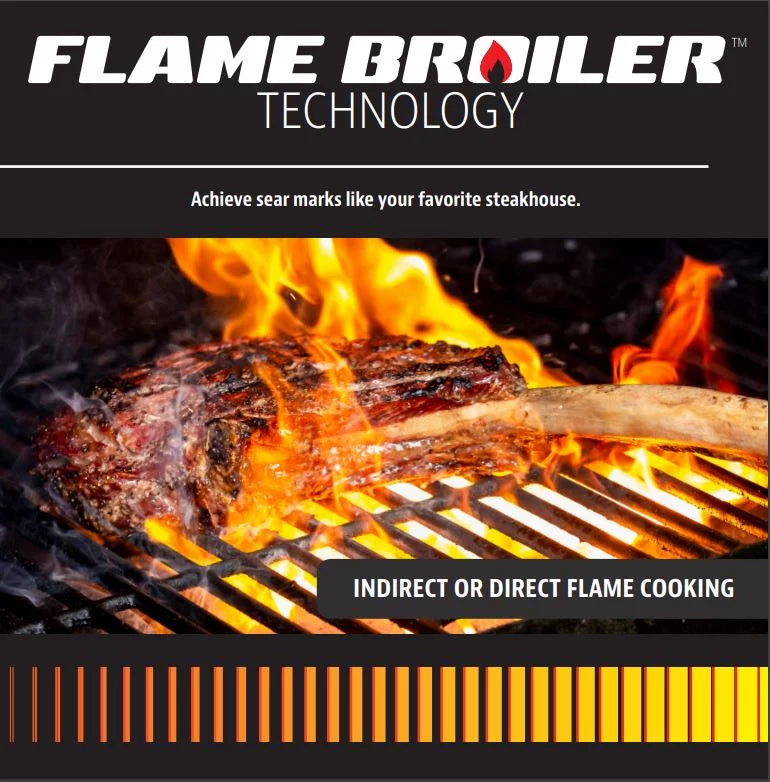 Wood Pellet Grill With Flame Broiler and Meat Probe T2256