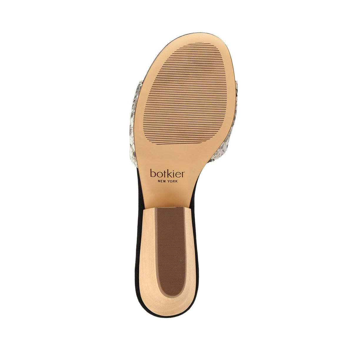 Snake-Print Slide Sandals F915