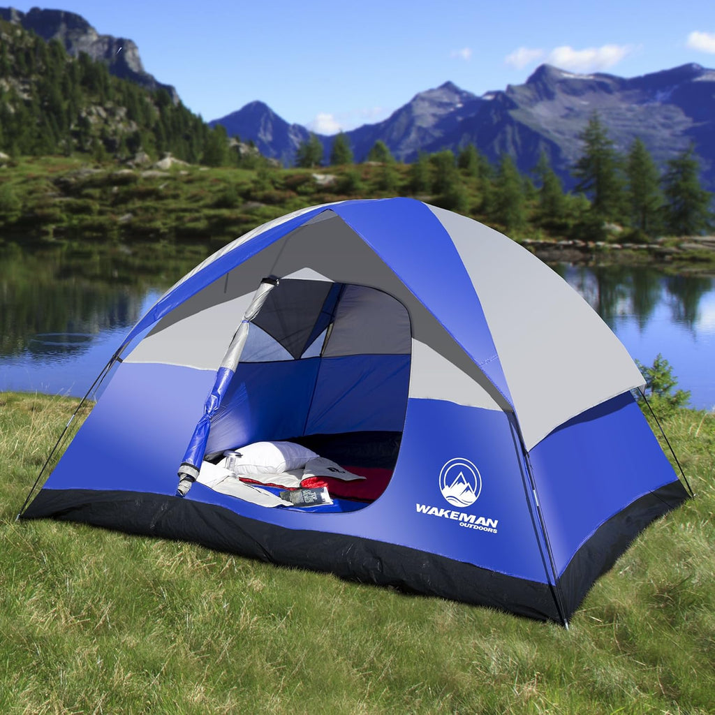 6 Person Water-Resistant Family Tent with Removable Rain Fly and Carrying Bag R1150