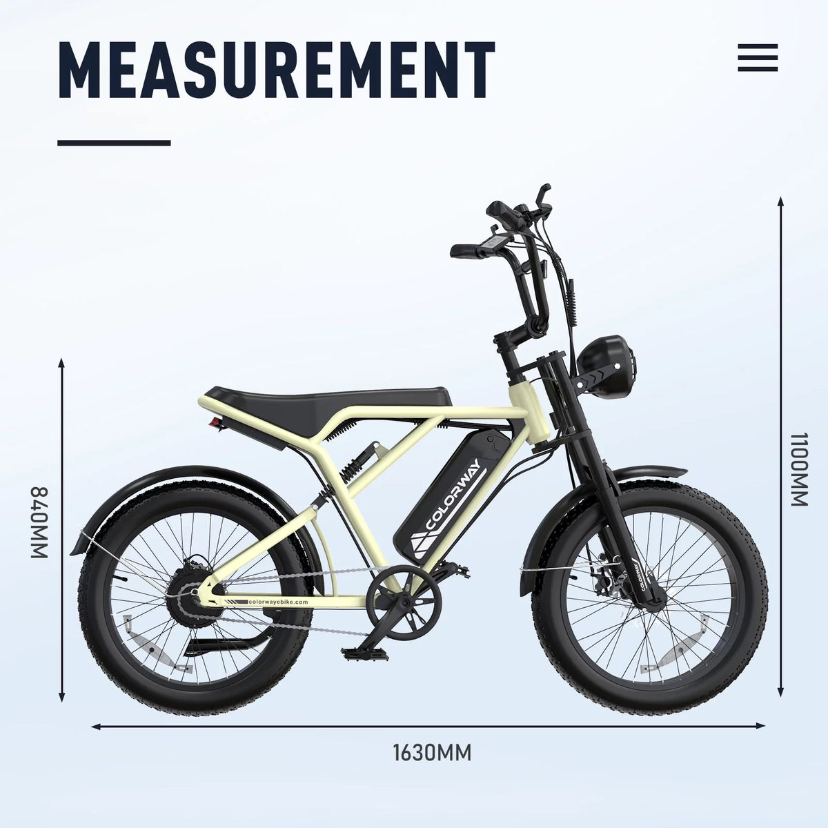750W Electric Bike 20X4.0 Fat Tire 48V 15Ah Battery A705