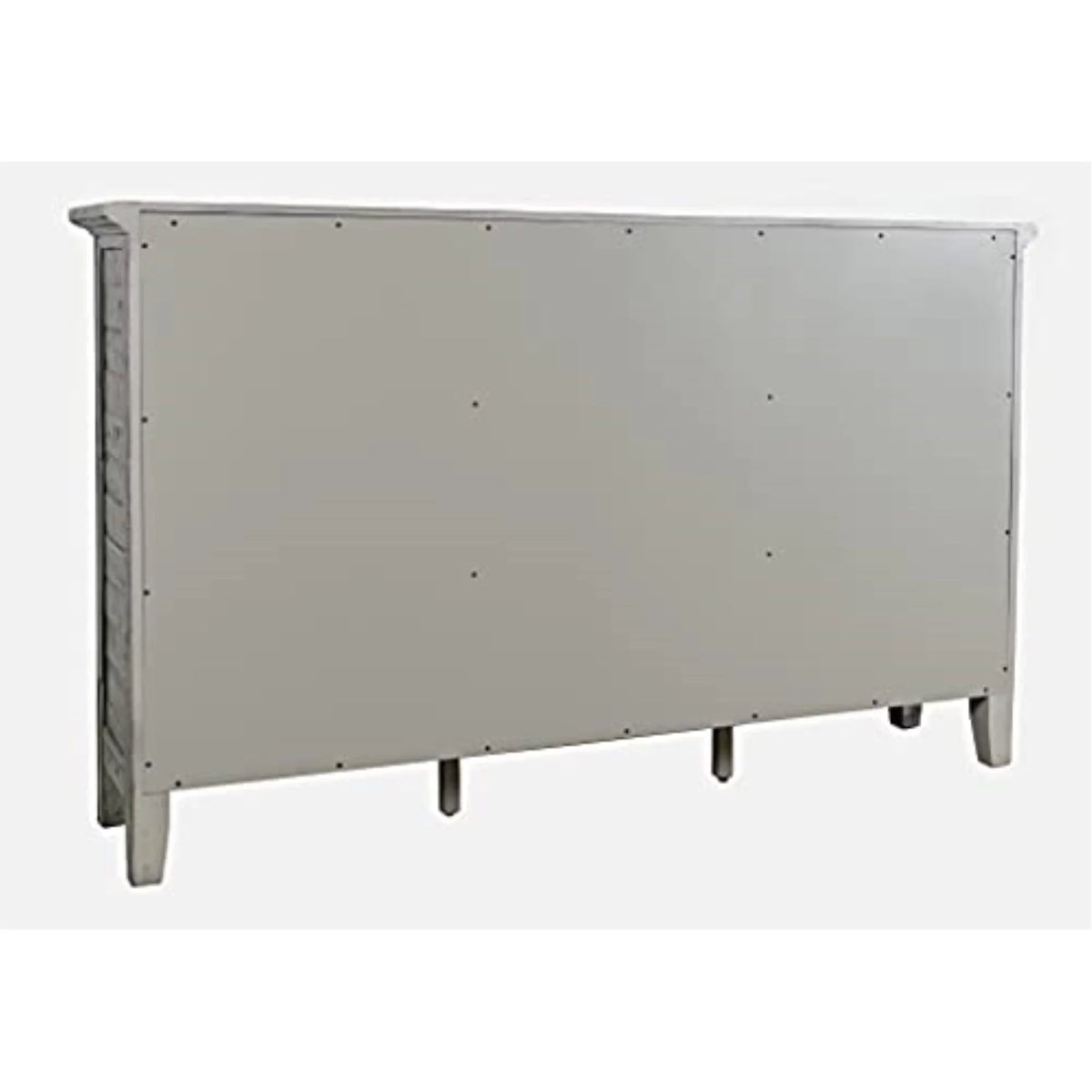 70" Distressed Acacia Six-Door Accent Cabinet A361