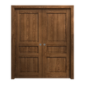 Sliding French Double Pocket Doors 36 x 80 inches Solid Wood Interior Doors F975