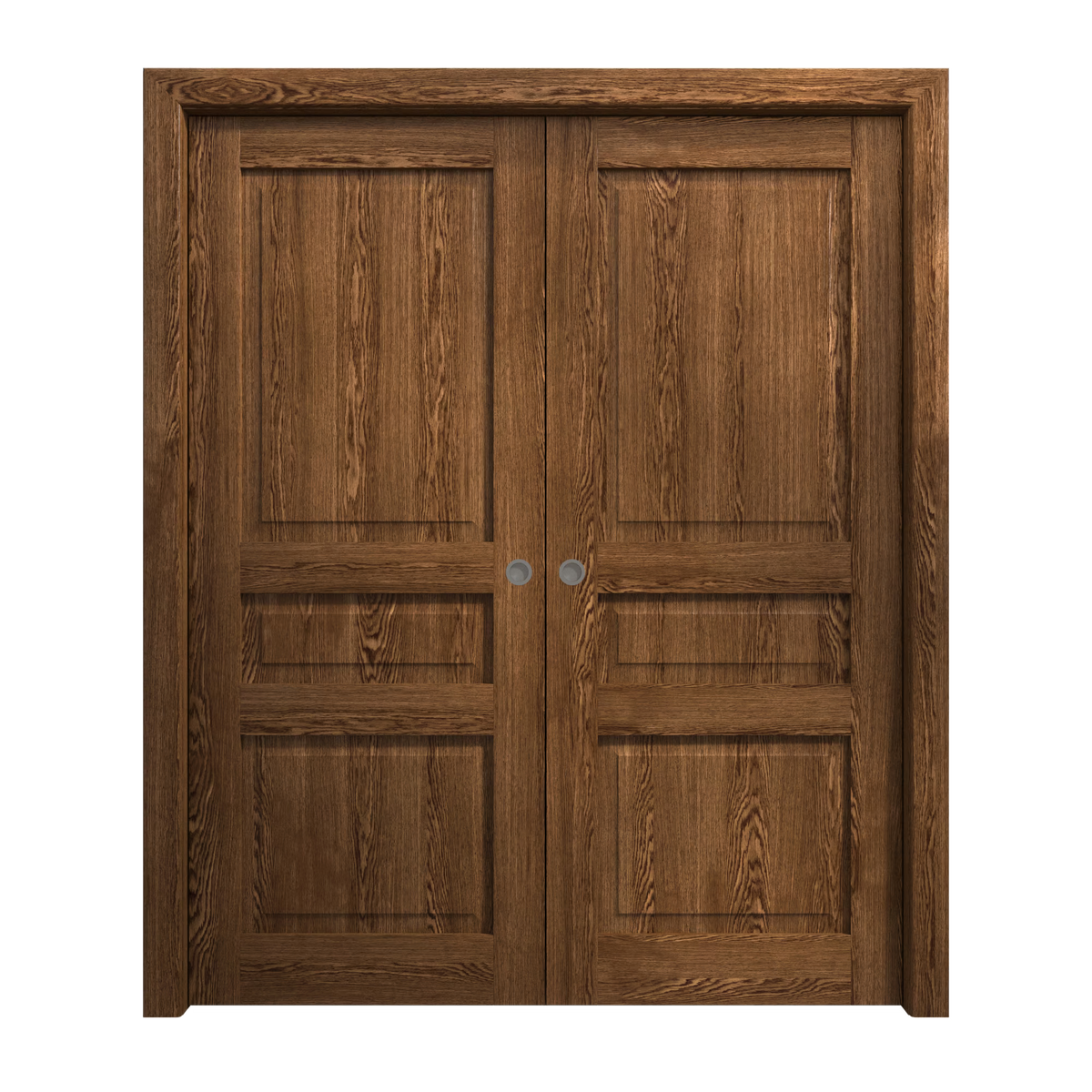 Sliding French Double Pocket Doors 36 x 80 inches Solid Wood Interior Doors F975
