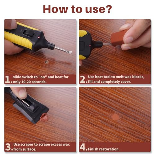 11 Color Laminate Floor Repair Kit with Heat Pen N772