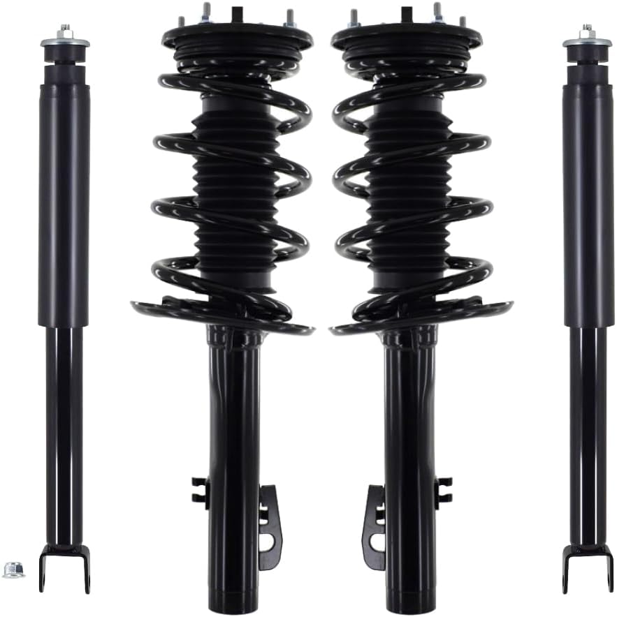 Set of 4 Front Strut-Coil Spring-Rear Shock T2934