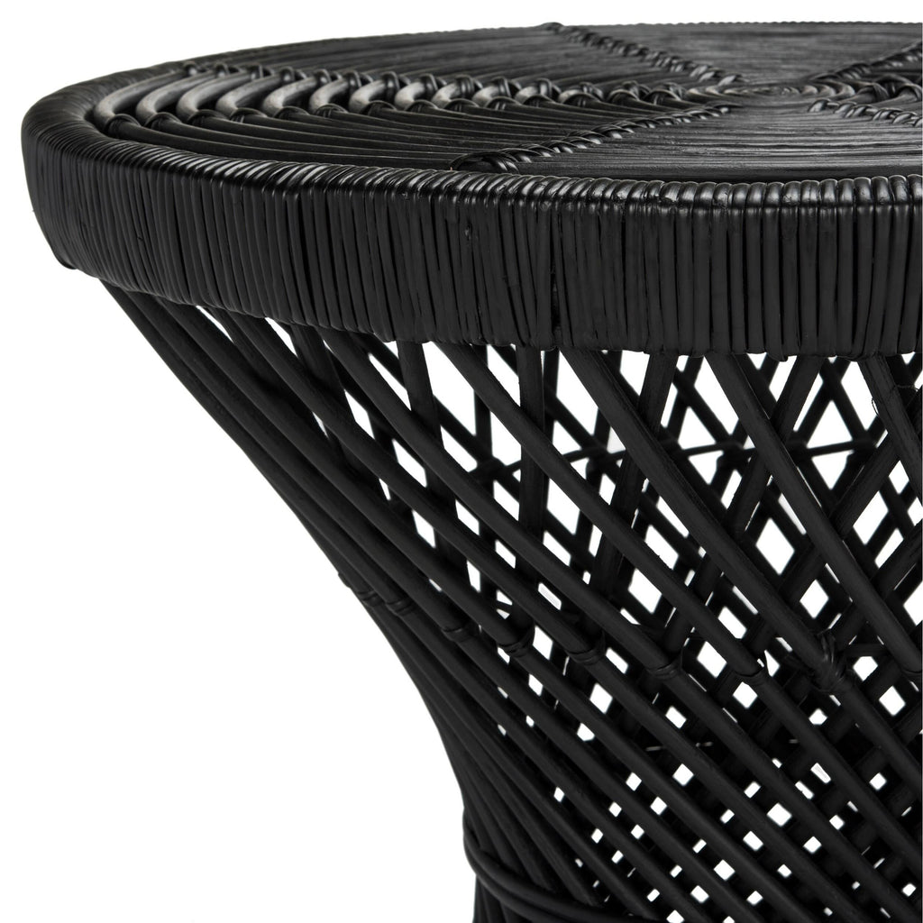 Black Small Accent Table A3285