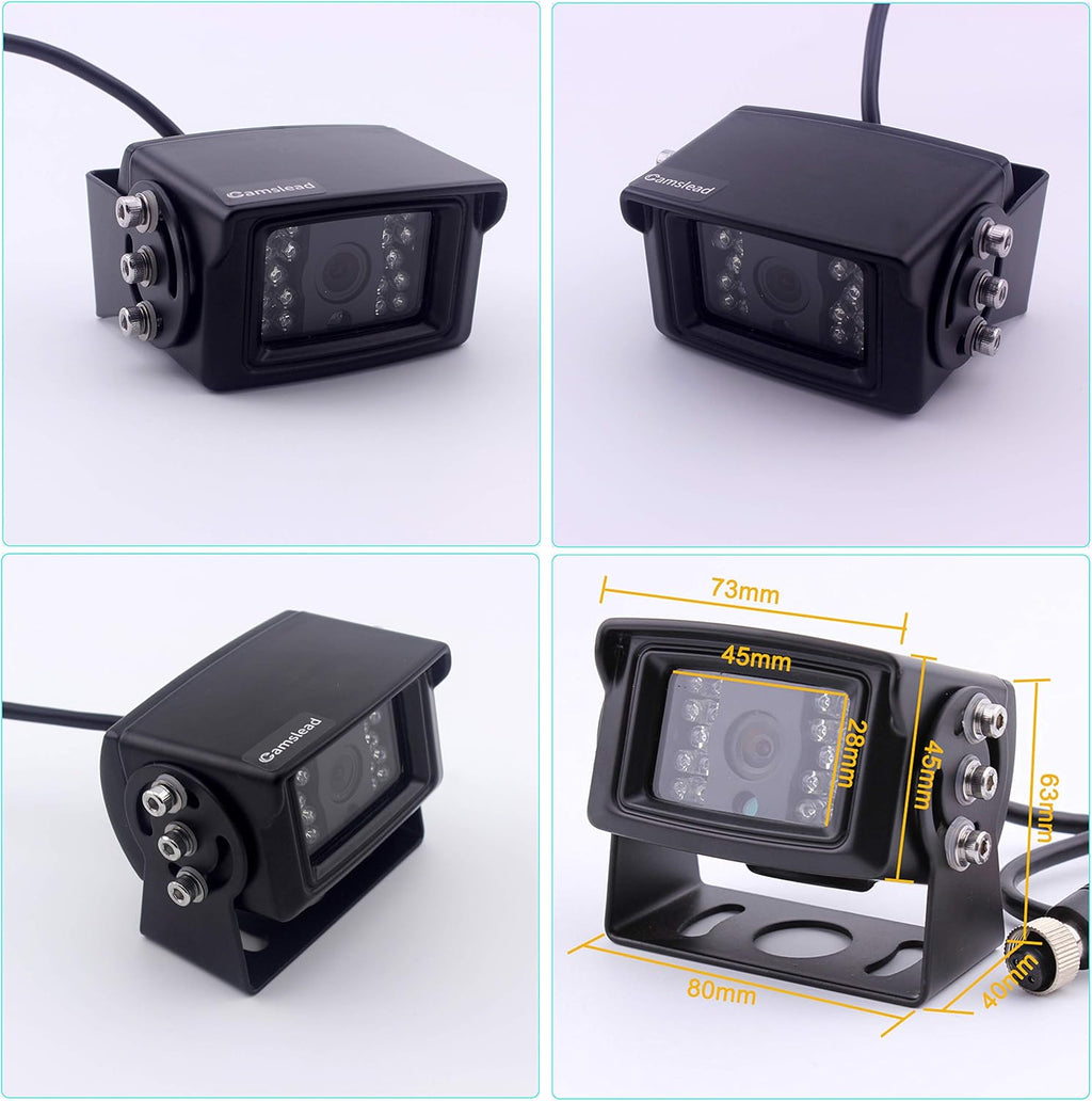 Heavy Vehicle Safety Camera System 9 inch Monitor with Quad Split Screen M4681
