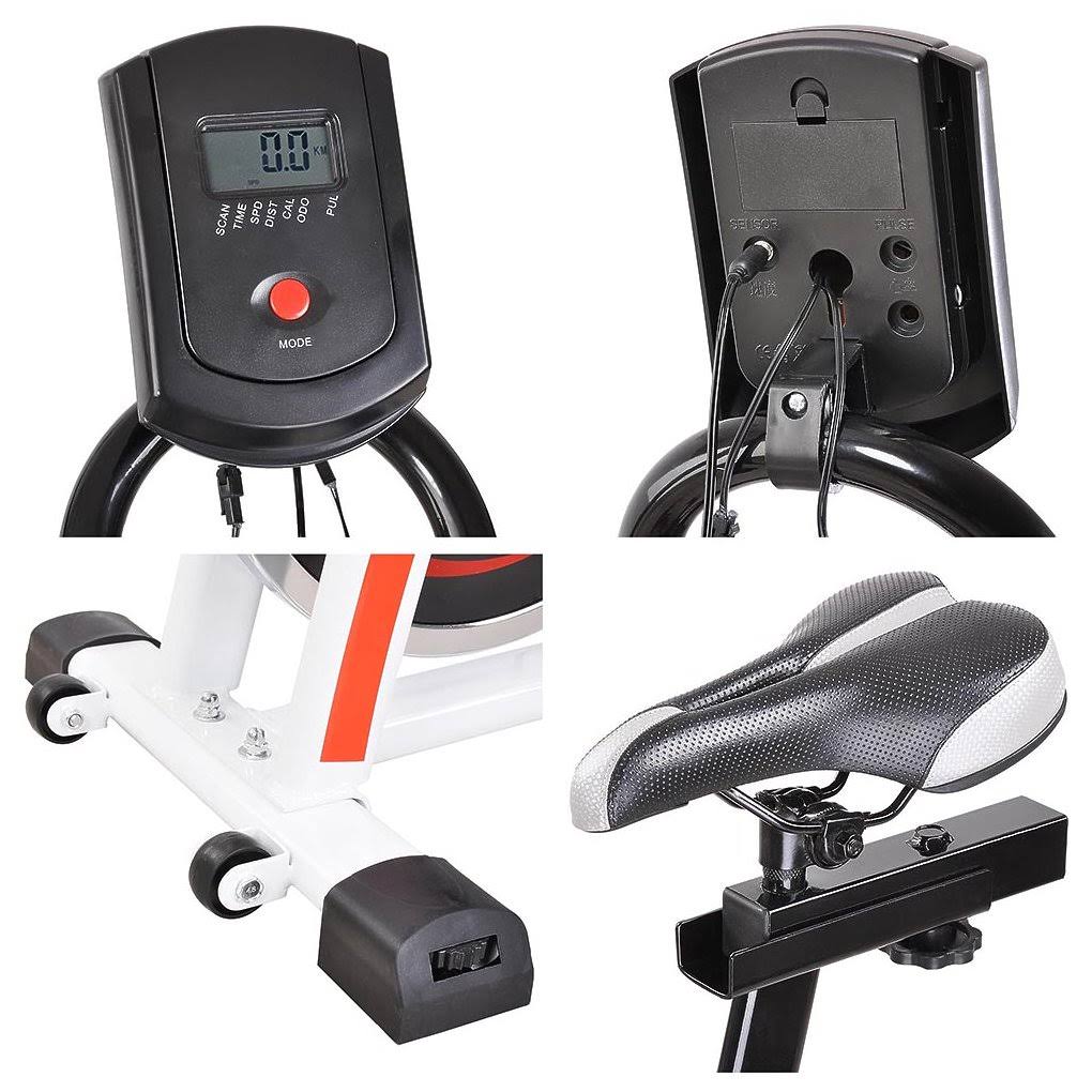 White Indoor Exercise Bike S4216