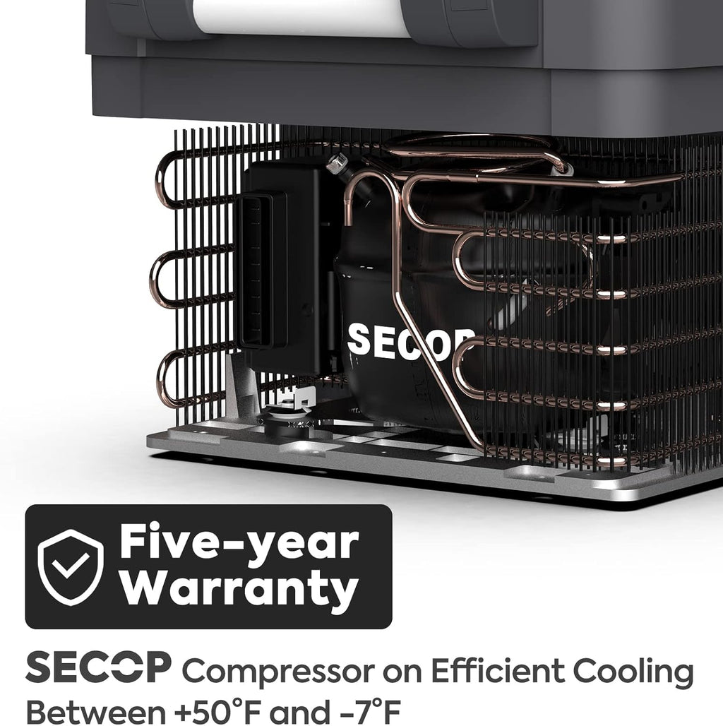 40 Liters Portable Refrigerator Freezer with Secop Compressor V611202