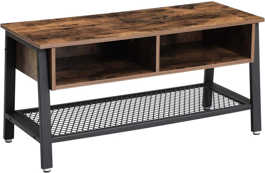 Vintage TV Stand with Storage Shelf O1172
