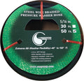 Pressure Washer Hose 4000 PSI Black 5/16 x 50 FT Pack of 2 L584547