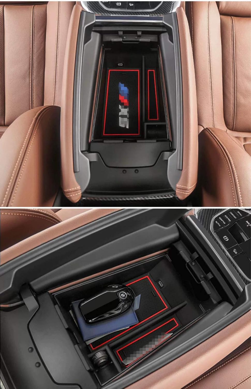 Center Console Tray Organizer Armrest Storage Box X39452