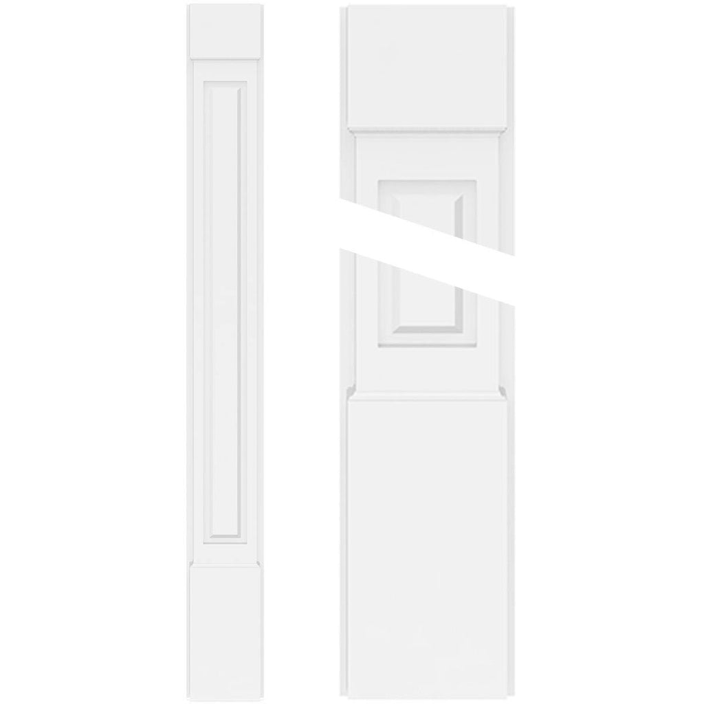 Raised Panel PVC Pilaster (Pair) Z6609