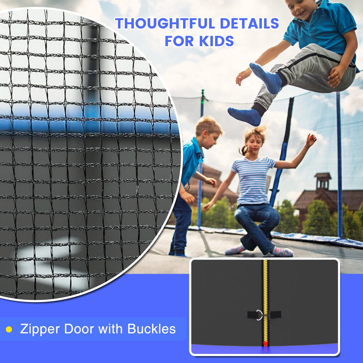 12FT Round Trampoline with Enclosure U197