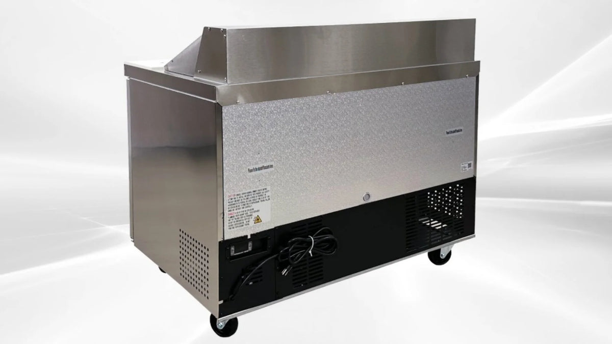 Commercial Mega Food Prep Table Refrigerator Cooler in Stainless Steel P504326