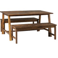 3-Piece Solid Acacia Wood Picnic Dining Set I622